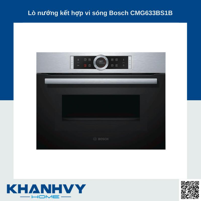 Lò nướng kết hợp vi sóng Bosch HMH.CMG633BS1B Series 8